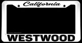 Westwood California White License Plate Frame - OwnTheAvenue