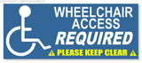 Handicap Wheelchair Access Vehicle Disabled Window Parking Decal Sticker 6" - OwnTheAvenue