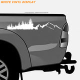 1 Pair RV Truck Mountain Graphic Vinyl Decal Decoration Sticker Model:LU01