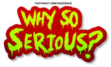 2Pcs Why So Serious Joker Vintage Style Distressed Decal Stickers 4" - OwnTheAvenue