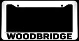 Woodbridge White License Plate Frame - OwnTheAvenue