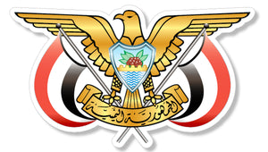 Yemeni Emblem yemen flag Coat of Armn yem ye coa car truck vinyl sticker decal