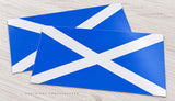 x2 Scotland Scottish Flags Vinyl Sticker Decals 4"