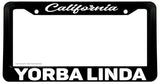 Yorba Linda California License Plate Frame - OwnTheAvenue