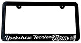 Yorkshire Terrier Mom Dog Puppy Pet License Plate Frame