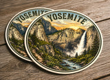 2 Pack - Yosemite Souvenir Car Truck Bumper Laptop Vinyl Sticker Decals 4"