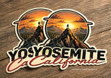 2 Pack - Yosemite Souvenir Car Truck Window Bumper Laptop Sticker Decals 4"