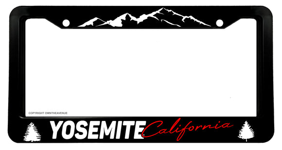 Yosemite V01 Souvenir California Cali Car Truck License Plate Frame