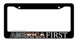America First 2nd Amendment American Flag USA Car Truck License Plate Frame