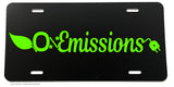 Zero Emissions Electric Car Vehicle EV Clean Energy V01 License Plate Cover - OwnTheAvenue