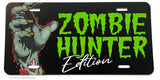 Zombie Hunter Zombies Funny Joke Gag Prank License Plate Cover V05 - OwnTheAvenue