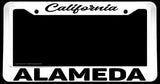 Alameda California White License Plate Frame - OwnTheAvenue