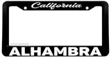 Alhambra California License Plate Frame - OwnTheAvenue