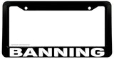 Banning License Plate Frame - OwnTheAvenue