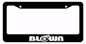Blown Turbo Boosted Boost Lowered Low JDM Drifting Black License Plate Frame - OwnTheAvenue