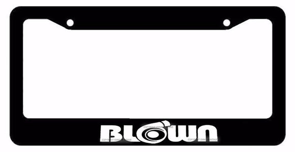 Blown Turbo Boosted Boost Lowered Low JDM Drifting Black License Plate Frame - OwnTheAvenue