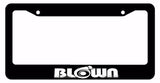 Blown Turbo Boosted Boost Lowered Low JDM Drifting Black License Plate Frame - OwnTheAvenue