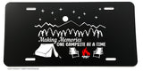 Making Memories One Campsite At A Time Camping Auto License Plate