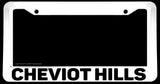 Cheviot Hills White License Plate Frame - OwnTheAvenue