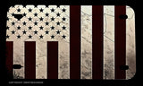 Civil Peace Flag Grunge Distressed Vintage Style Motorcycle Metal License Plate - OwnTheAvenue