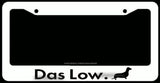 Das Low JDM Euro Slammed Lowered RWD AWD Turbo White License Plate Frame - OwnTheAvenue