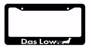 Das Low JDM Euro Slammed Lowered RWD AWD Turbo Black License Plate Frame Model: FF7 - OwnTheAvenue