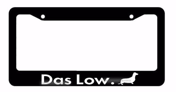 Das Low JDM Euro Slammed Lowered RWD AWD Turbo Black License Plate Frame Model: FF7 - OwnTheAvenue