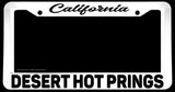 Desert Hot Springs California White License Plate Frame - OwnTheAvenue
