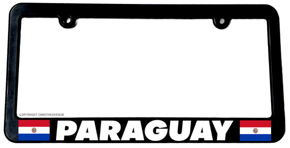 Paraguay World Flag Car Truck SUV License Plate Frame - OwnTheAvenue