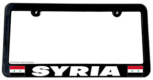 Syria Syrian World Country Flag Car Truck Auto License Plate Frame - OwnTheAvenue
