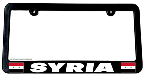 Syria Syrian World Country Flag Car Truck Auto License Plate Frame - OwnTheAvenue