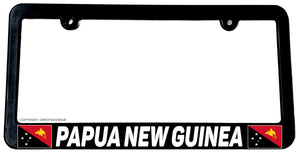 Papua New Guinea World Flag License Plate Frame - OwnTheAvenue