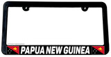 Papua New Guinea World Flag License Plate Frame - OwnTheAvenue