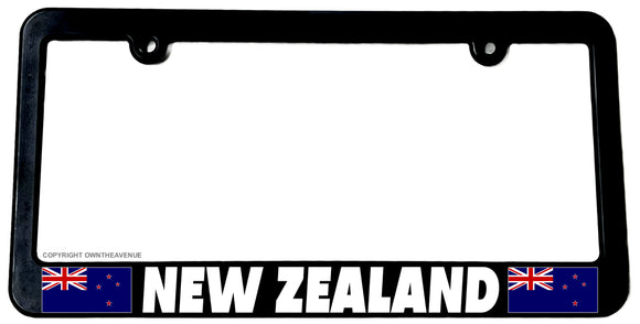 New Zealand World Country Flag Car Truck Auto License Plate Frame - OwnTheAvenue