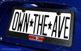Eswatini World Country Flag Slim Vintage Style License Plate Frame - OwnTheAvenue