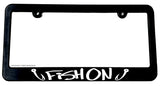 Fish On Fishing Funny Humor Joke Model 2 License Plate Frame - OwnTheAvenue