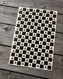 Freemason Checkered Design Vinyl Sticker Decal Skin Wrap 10"