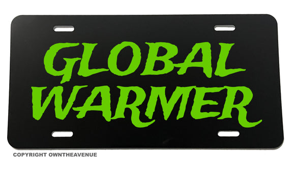 Global Warmer Funny Earth Climate Diesel JDM Car Truck License Plate Cover - OwnTheAvenue