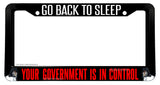 New World Order Illuminati Government Funny Joke Gag License Plate Frame - OwnTheAvenue