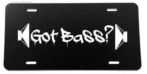 Got Bass? JDM Subwoofer Amp Hip Hop Music Funny Joke Auto License Plate Cover - OwnTheAvenue