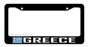 Greece Greek Flag Car Truck Auto License Plate Frame