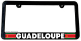 Guadeloupe World Country Flag License Plate Frame - OwnTheAvenue