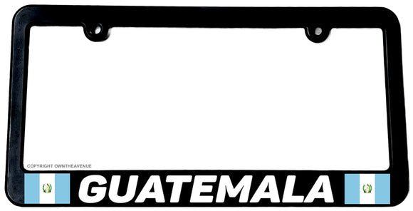 Guatemala World Country Flag Car Truck Auto License Plate Frame - OwnTheAvenue