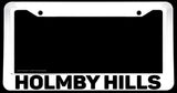 Holmby Hills White License Plate Frame - OwnTheAvenue