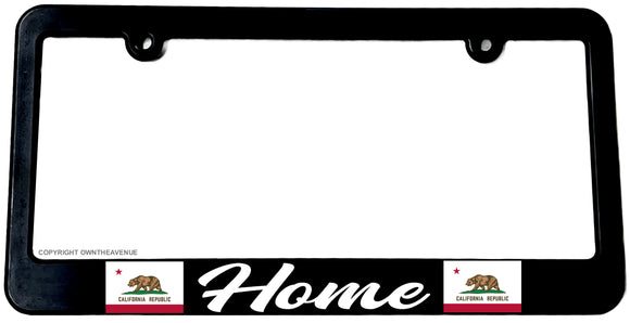 Home California Flag Car Truck Auto License Plate Frame - OwnTheAvenue