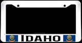 Idaho Flag Car Truck Auto White License Plate Frame - OwnTheAvenue