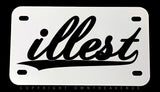 illest Racing Dirt Bike Motorcycle Metal License Plate - OwnTheAvenue