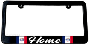 Home Iowa Flag Car Truck Auto License Plate Frame - OwnTheAvenue