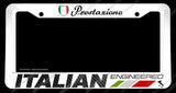 Italian Engineered Carbon Vinyl Racing Italy Euro License Plate Frame - OwnTheAvenue