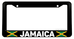 Jamaica Flag Jamaican Model 2 Car Truck License Plate Frame - OwnTheAvenue